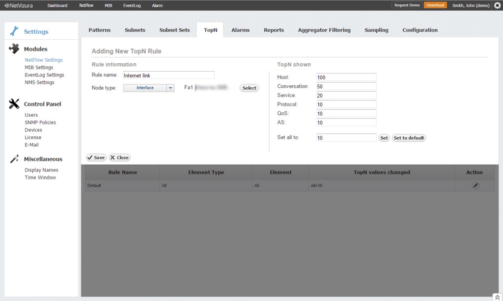 netflow features 8